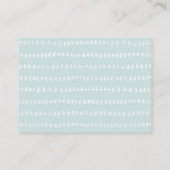 ユーカリの庭の水色 | ウィッシングウェルカード エンクロージャーカード (裏面)