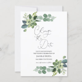 ユーカリの延期結婚式のお知らせ 招待状