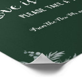 ユーカリの愛は甘い ブライダルシャワーのウェディング ポスター (角)