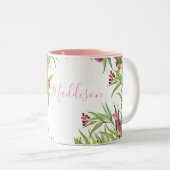 ユーカリの木に水彩カワイトコアラベア ツートーンマグカップ (正面右)