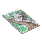 ユーカリの木のコアラ絵画ー ノートブック (右側)