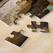 ユーカリの木の上に、かわいいコアラクマとベビーが座っています。 ジグソーパズル (側面)