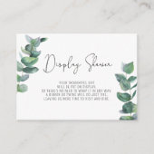 ユーカリの枝 - ディスプレイシャワー エンクロージャーカード (正面)