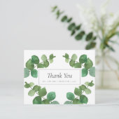 ユーカリの森のウェディング サンクス ポストカード (スタンド正面)