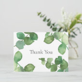 ユーカリの森のグリーン　サンキュー サンキューカード (スタンド正面)