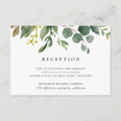 ユーカリの森 レセプションマップ エンクロージャーカード (正面)