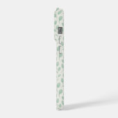 ユーカリの植物パターン iPhoneケース (左側面)