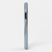 ユーカリの樹皮ブルー Case-Mate iPhoneケース (裏面/右)