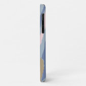 ユーカリの樹皮ブルー Case-Mate iPhoneケース (裏面/左)