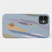 ユーカリの樹皮ブルー Case-Mate iPhoneケース (裏面(横))