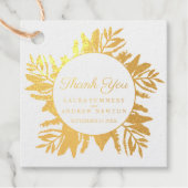 ユーカリの水の色のアートグリーン葉感謝していの フェイバータグ (正面)