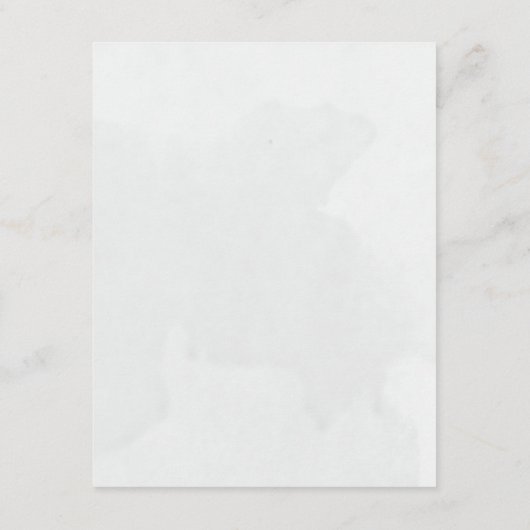 ユーカリの水の色ほこりっぽい青い緑 エンクロージャーカード (裏面)