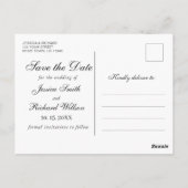 ユーカリの水の色日付はがきを保存 ポストカード (裏面)