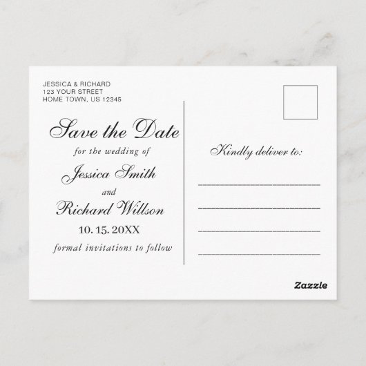 ユーカリの水の色日付はがきを保存 ポストカード (裏面)