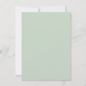 ユーカリの水彩画 葬儀 サンキューカード (裏面)