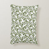 ユーカリの水色葉のダベ アクセントクッション (裏面(縦))