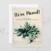 ユーカリの移動発表のアップロードあなたの写真 案内ポストカード (正面/裏面)