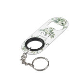 ユーカリの素朴水の色結婚緑 キーホルダー栓抜き (裏面アングル)