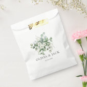 ユーカリの素朴水の色結婚緑 フェイバーバッグ (封をした状態)