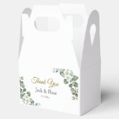 ユーカリの素朴水の色結婚緑 フェイバーボックス (オープン)