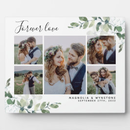 ユーカリの結婚写真コラージュ記念碑 フォトプラーク