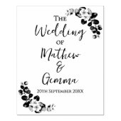 ユーカリの結婚切手 ラバースタンプ (インプリント)