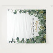 ユーカリの結婚前お披露目用背景 - フォトブース タペストリー (正面(横))