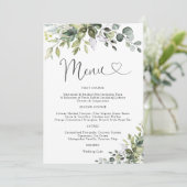 ユーカリの結婚式メニュー メニュー (スタンド正面)