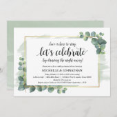 ユーカリの結婚式リハーサルディナー招待状 招待状 (正面/裏面)