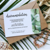 ユーカリの結婚式宿泊施設詳細カード 招待状