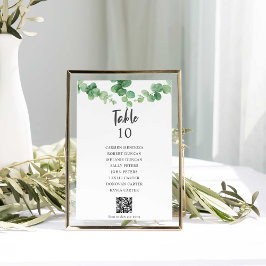 ユーカリの結婚式座席表QRコード