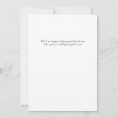 ユーカリの結婚式　水彩　グリーン　招待状 (裏面)