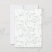 ユーカリの結婚式 詳細カード 出欠カード (裏面)