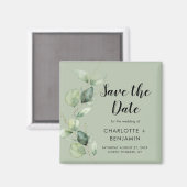 ユーカリの結婚式Save the Date マグネット (正面/裏面)