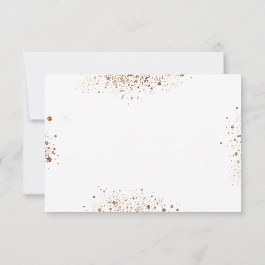 ユーカリの緑の写真結婚式は日付を保存 (裏面)