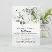 ユーカリの緑の塵の水の色はまだ行う 招待状 (スタンド正面)