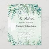 ユーカリの緑の招待状の更新を誓う (正面/裏面)