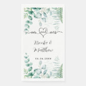 ユーカリの緑の森林シダは結婚の名前 (正面)