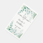 ユーカリの緑の森林シダは結婚の名前 (コーナー)