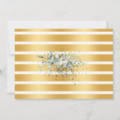 ユーカリの緑の泡とブルーズリハーサル 招待状 (裏面)