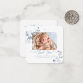 ユーカリの緑の赤ちゃんシャワー感謝のノートカー ノートカード (正面/裏面インサイチュ)