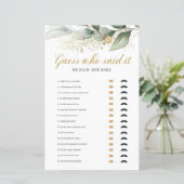 ユーカリの緑の金ゴールド誰がゲームを言ったか推測 (スタンド正面)