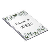 ユーカリの緑信じのフローラ ノートブック (右側)