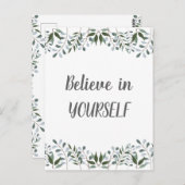 ユーカリの緑信じのフローラ ポストカード (正面/裏面)