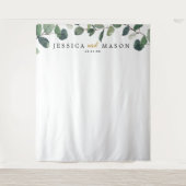 ユーカリの背景写真ブース タペストリー (正面)