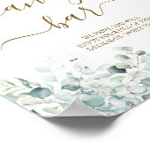 ユーカリの葉のお菓子バーシャワーポスター ポスター (角)