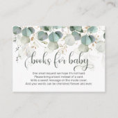 ユーカリの葉のベビー エンクロージャーカード (正面)