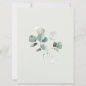 ユーカリの葉のラブイズスイート ウェディングサイン 招待状 (裏面)