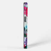ユーカリの葉の水彩画 iPhoneケース (右側面)
