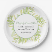 ユーカリの葉緑のは ペーパープレート (正面)